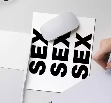 Seks originalna vinilna podloga za miško - TenStickers