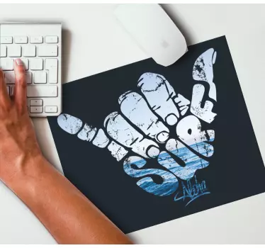 Shaka hand gesture originalna podloga za miško - TenStickers