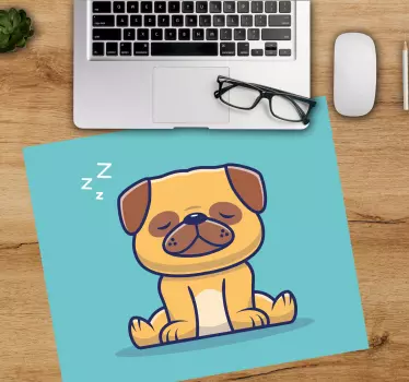 Sleeping cute pup originalna podloga za miško - TenStickers