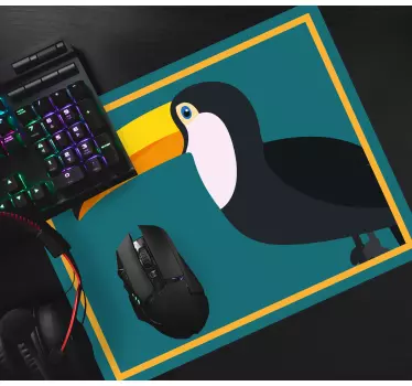 Stylish toucan outline originalna podloga za miško - TenStickers