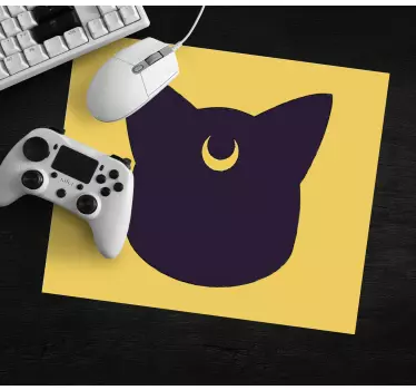 Stylized cat silhouette originalna podloga za miško - TenStickers