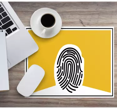 Unique fingerprint shape originalna podloga za miško - TenStickers
