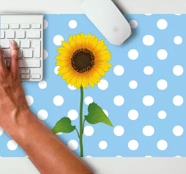 Vibrant sunflower concept originalna podloga za miško - TenStickers
