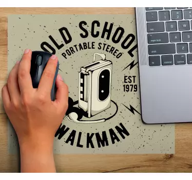 Vintage stereo walkman originalna podloga za miško - TenStickers