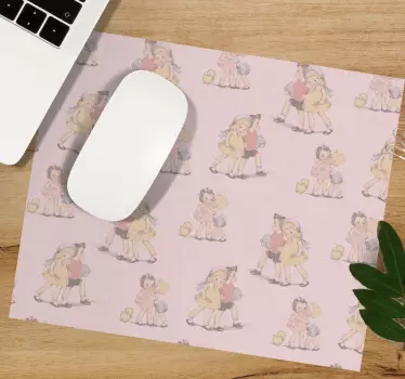 Vzorec prijateljev iz otroštva originalna podloga za miško - TenStickers