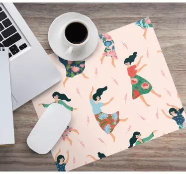 Whimsical dancing women originalna podloga za miško - TenStickers