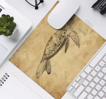 želva risanje slike mat miš - TenStickers