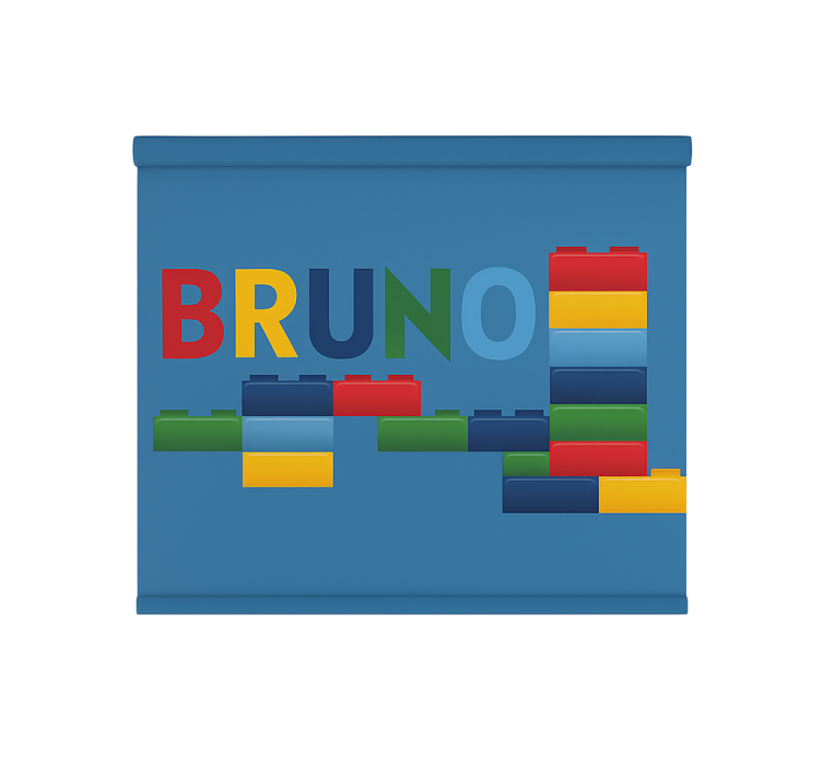 Barvite igrače bloki otroška rolo senčila - TenStickers