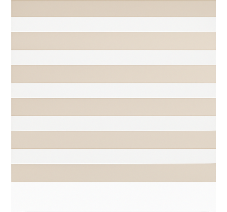 Kremna in bela vodoravna klasika senčilo - TenStickers