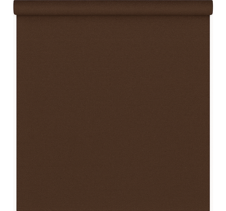 Temno rjava enobarvna rolo zavesa za dnevno sobo - TenStickers