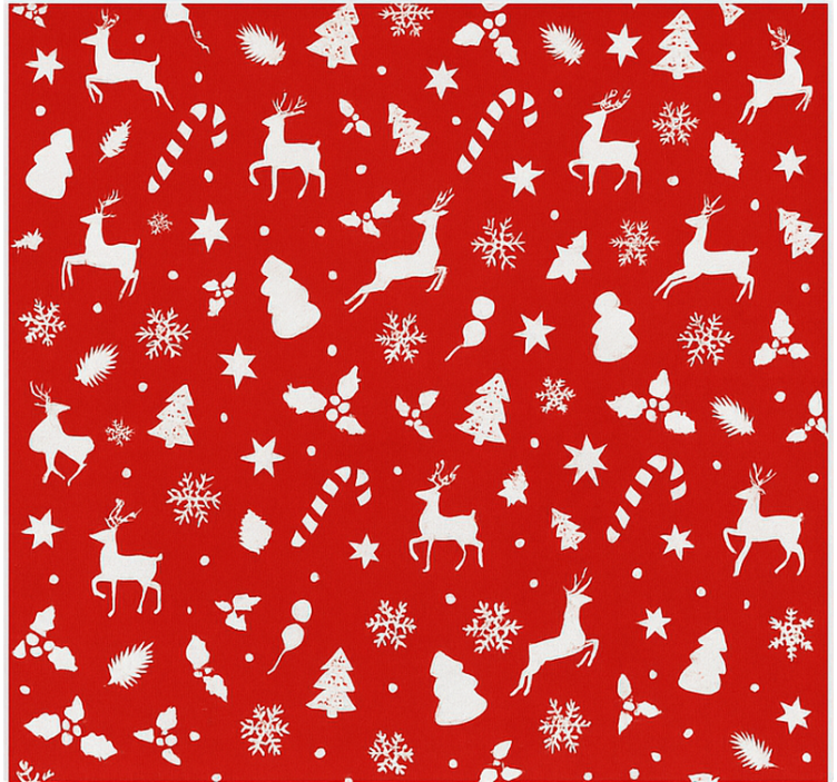 Pastelni vzorec božička rolo zavesa za dnevno sobo - TenStickers