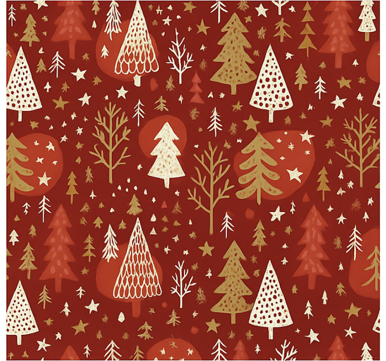 Zelene praznične ikone rolo zavesa za dnevno sobo - TenStickers