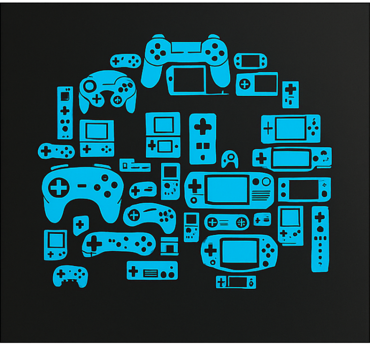 Bot za igralni krmilnik geek senčilo - TenStickers