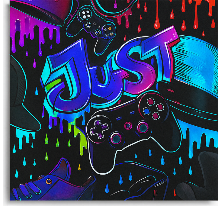 3d igralni krmilnik geek senčilo - TenStickers