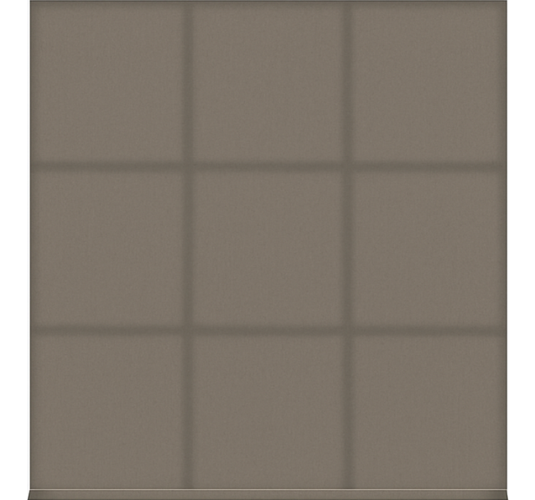 Hladno rjava enobarvna rolo zavesa za jedilnico - TenStickers