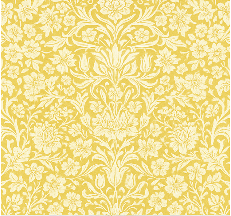 Yellow mandala flowers rolo zavese za jedilnico - TenStickers