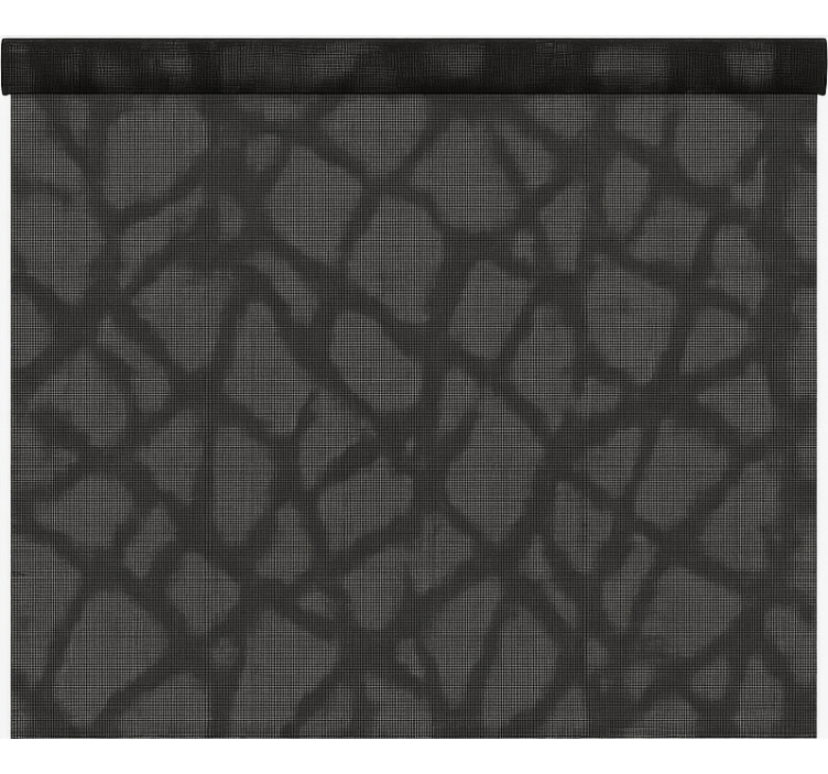 See though black/grey rolo zavese za pisarno - TenStickers