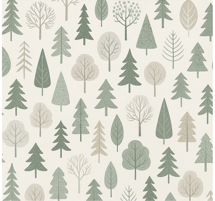 Calming scandinavian forest skandinavsko senčilo - TenStickers