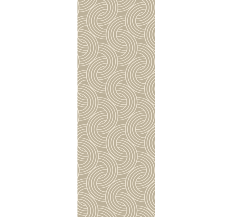 Elegant curved patterns rolo zavesa za pisarno - TenStickers