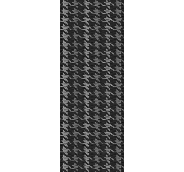 Houndstooth pattern rolo zavesa za domačo pisarno - TenStickers