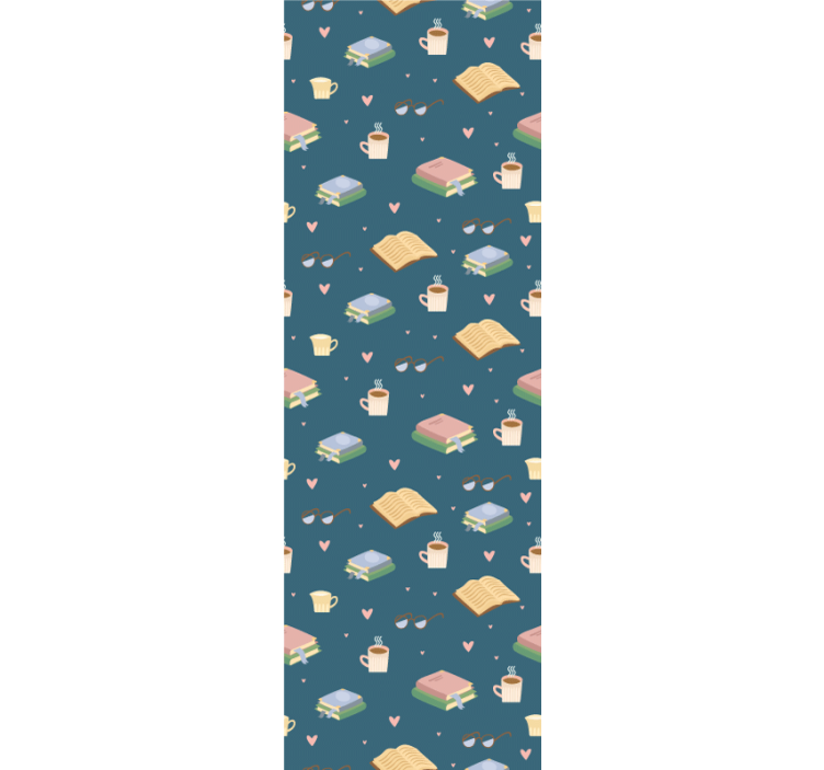 Cozy reading pattern rolo zavesa za domačo pisarno - TenStickers