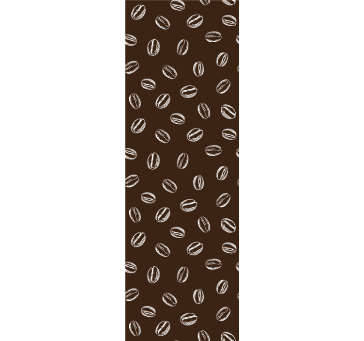 Coffee bean pattern rolo zavesa za domačo pisarno - TenStickers