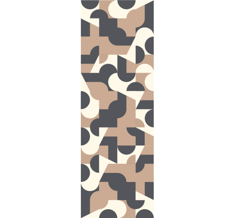 Contrastive colors pattern rolo zavese za domačo pisarno - TenStickers