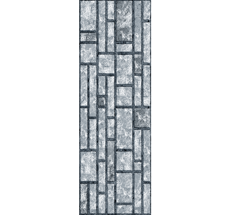 Rolo zavesa za domačo pisarno sivi betonski bloki - TenStickers