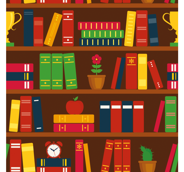 Rolo zavesa za domačo pisarno domača knjižnica - TenStickers