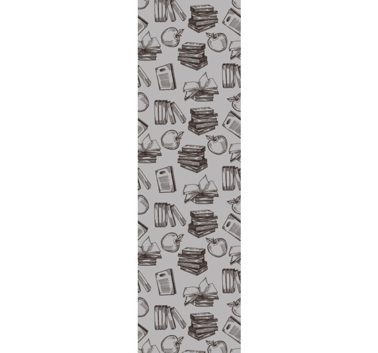 Rolo zavesa za domačo pisarno vintage študijski elementi - TenStickers