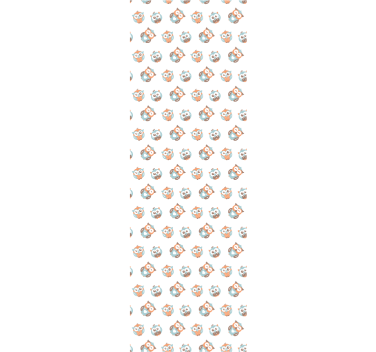 Owl pattern otroška rolo senčila - TenStickers