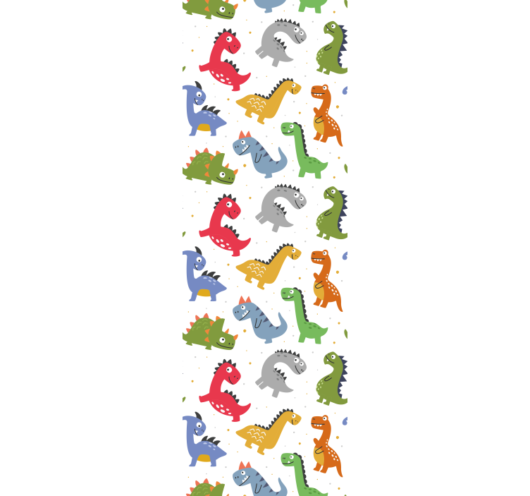 Adorable dinosaur types otroška rolo senčila - TenStickers