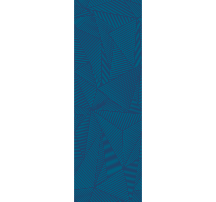 Rolo zavesa za pisarno modri geometrijski vzorec - TenStickers