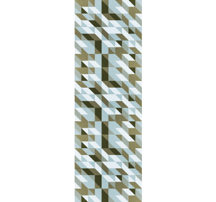 Rolo zavesa za pisarno sodobni trikotniki - TenStickers