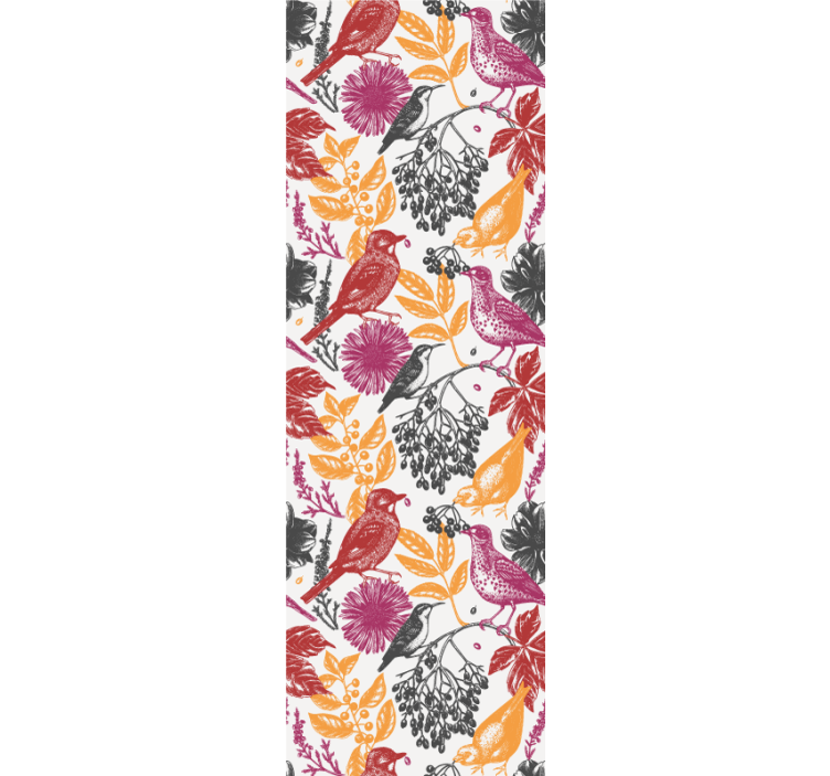 Rolo zavesa za najstnika vzorec divjih cvetlic - TenStickers