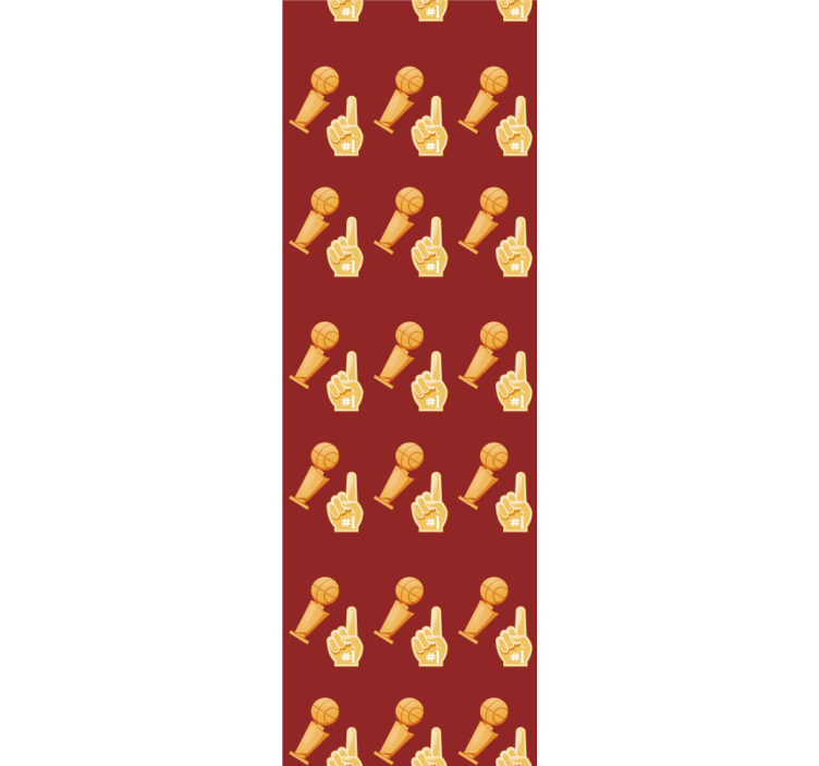 Rolo zavesa za najstnika z motivom košarke - TenStickers