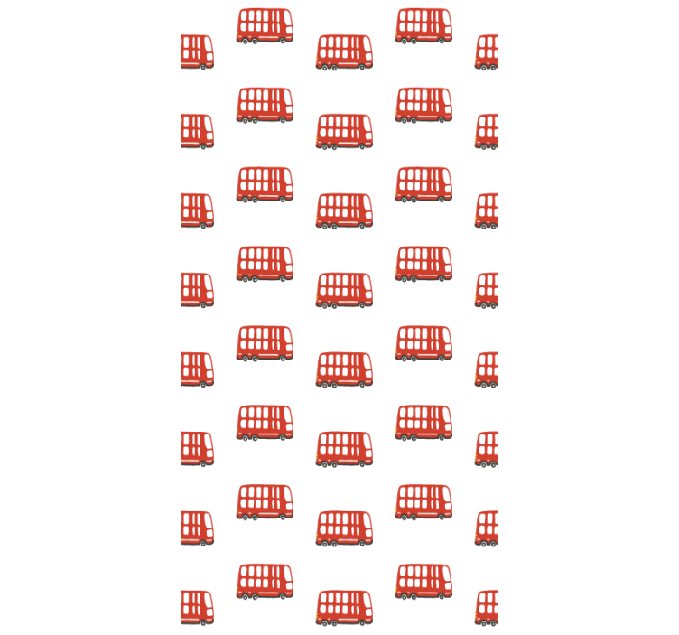 Rolo zavesa za najstnika vzorec londonskega avtobusa - TenStickers