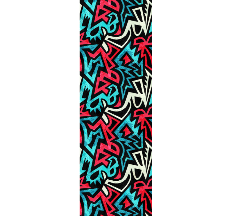 Rolo zavesa za najstnika urban slikarski vzorec - TenStickers