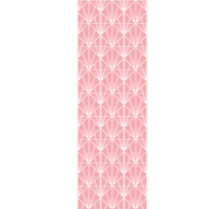 Sodobni senčilo geometrijski roza vzorec - TenStickers