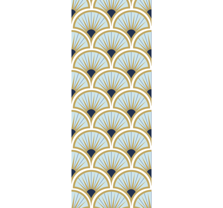 Sodobni senčilo elegantni vzorci ventilatorjev - TenStickers