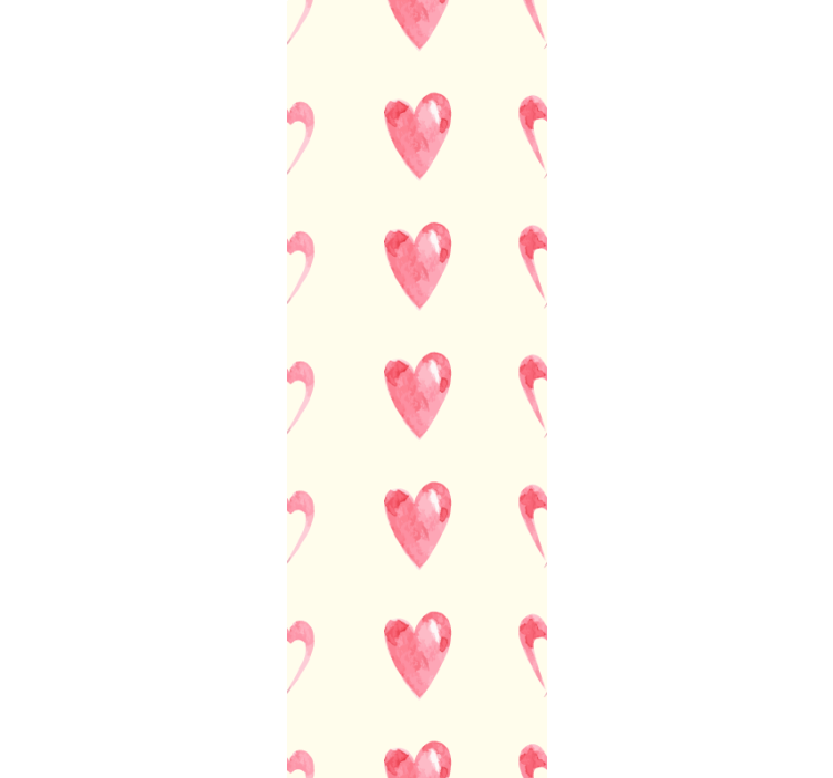 Sodobni senčilo vzorec okrašeni srčki - TenStickers