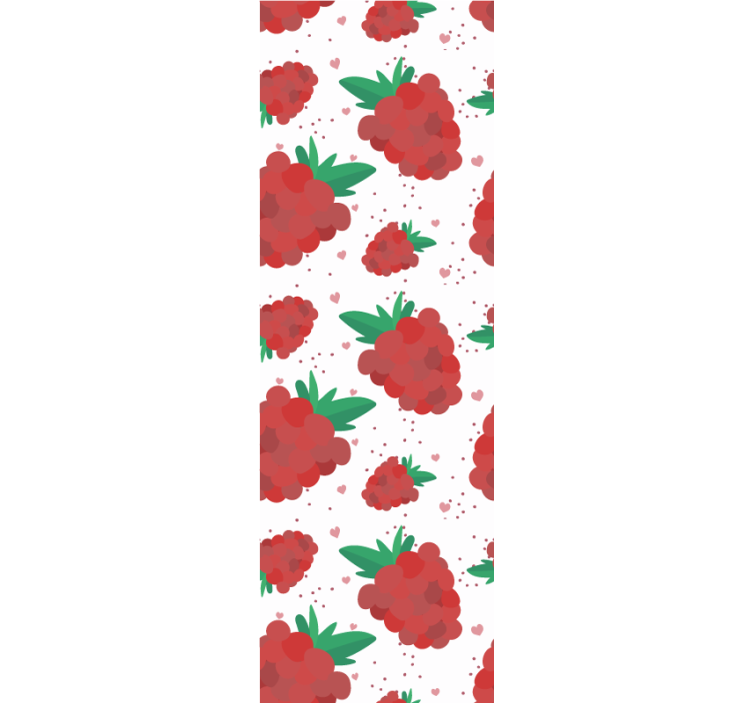 Sodobni senčilo jagode akvarel s madeži - TenStickers