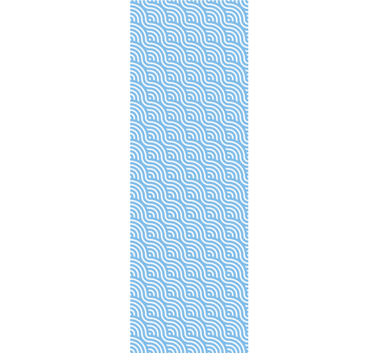 Sodobni senčilo majhni modri valovi - TenStickers