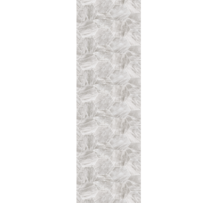 Sivo rolo zaveso z zlatim marmorjem v hexagonalnem vzorcu - TenStickers