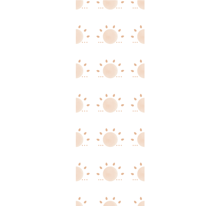 Bež senčila za okno abstraktno minimalno sonce - TenStickers