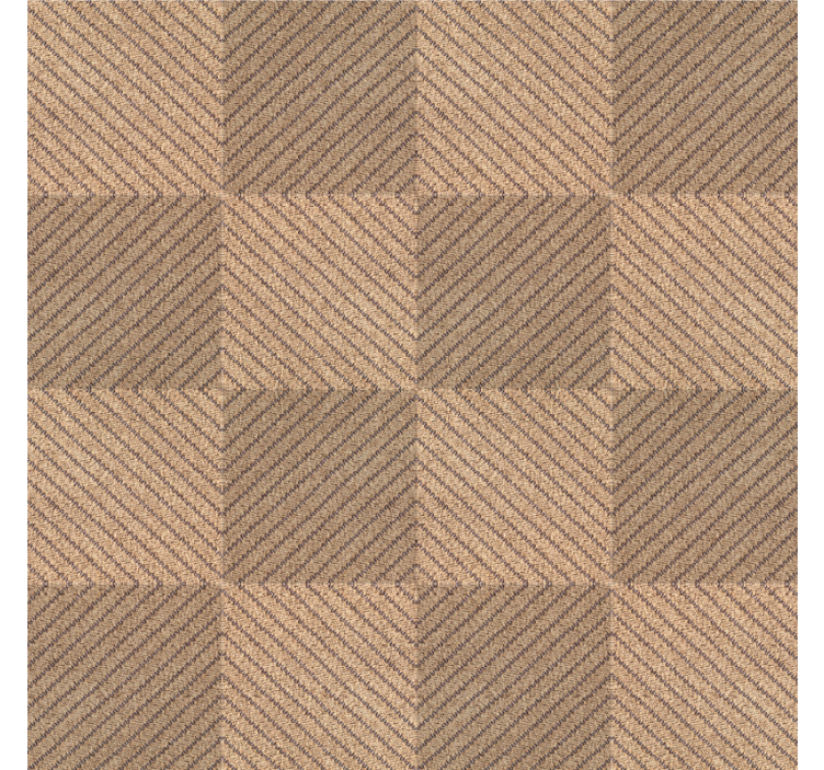 Bež senčila za okno rjavi vzorec jute kvadratov - TenStickers