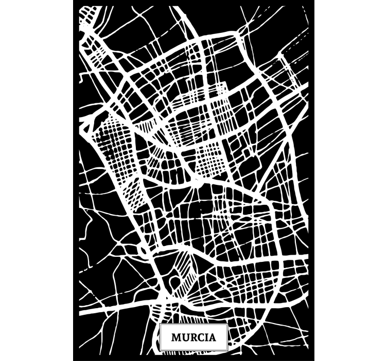 Rolo zavesa za dnevno sobo topografska karta murcije - TenStickers