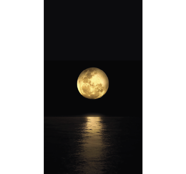 črni roloji zlat svetloba lune - TenStickers