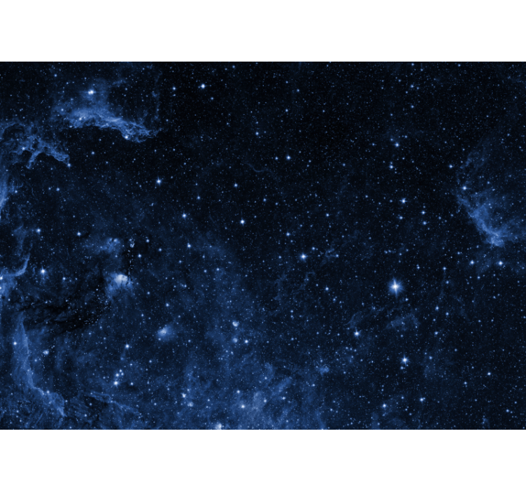 črni roloji galaksija na steni spalnice z ozvezdji - TenStickers