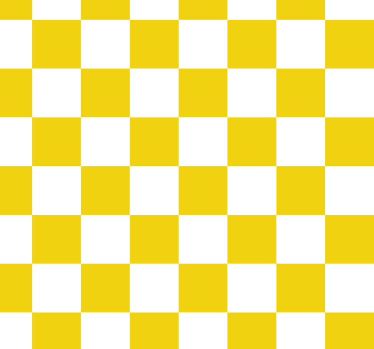 Rumeni roloji s karirastim vzorcem - TenStickers